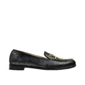 NEW MEHER KAKALIA women's queen rati moccasin in black